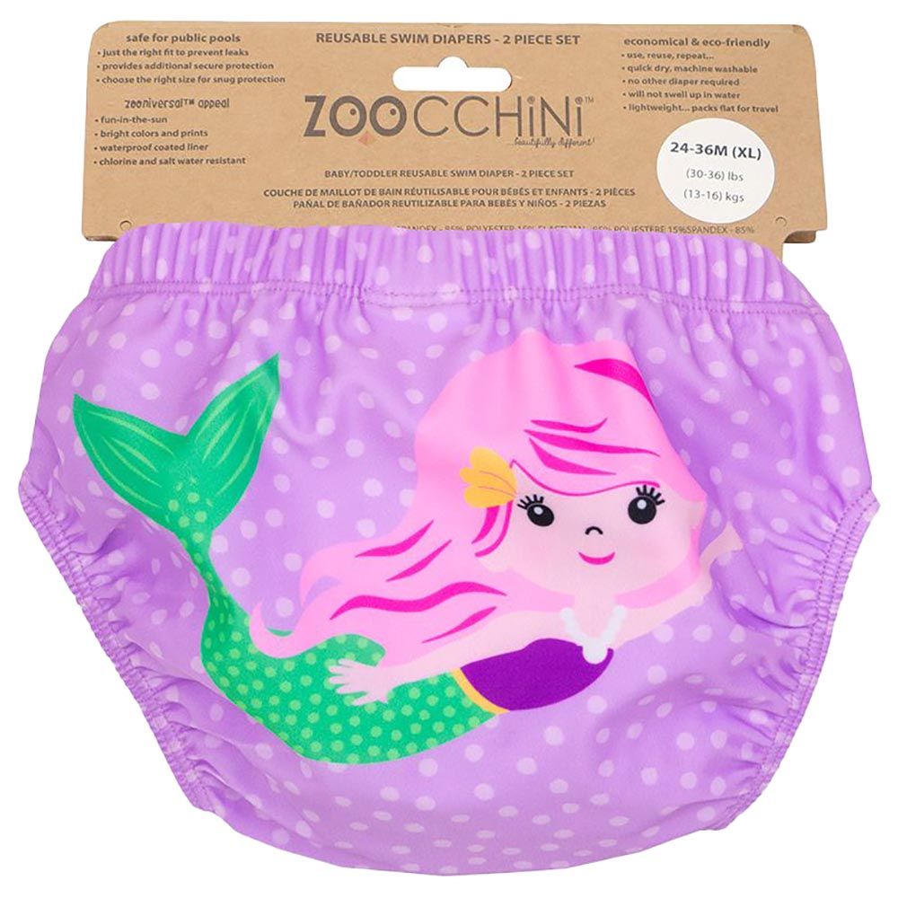 Zoocchini - Reusable Swimdiapers Mermaid - 2pc