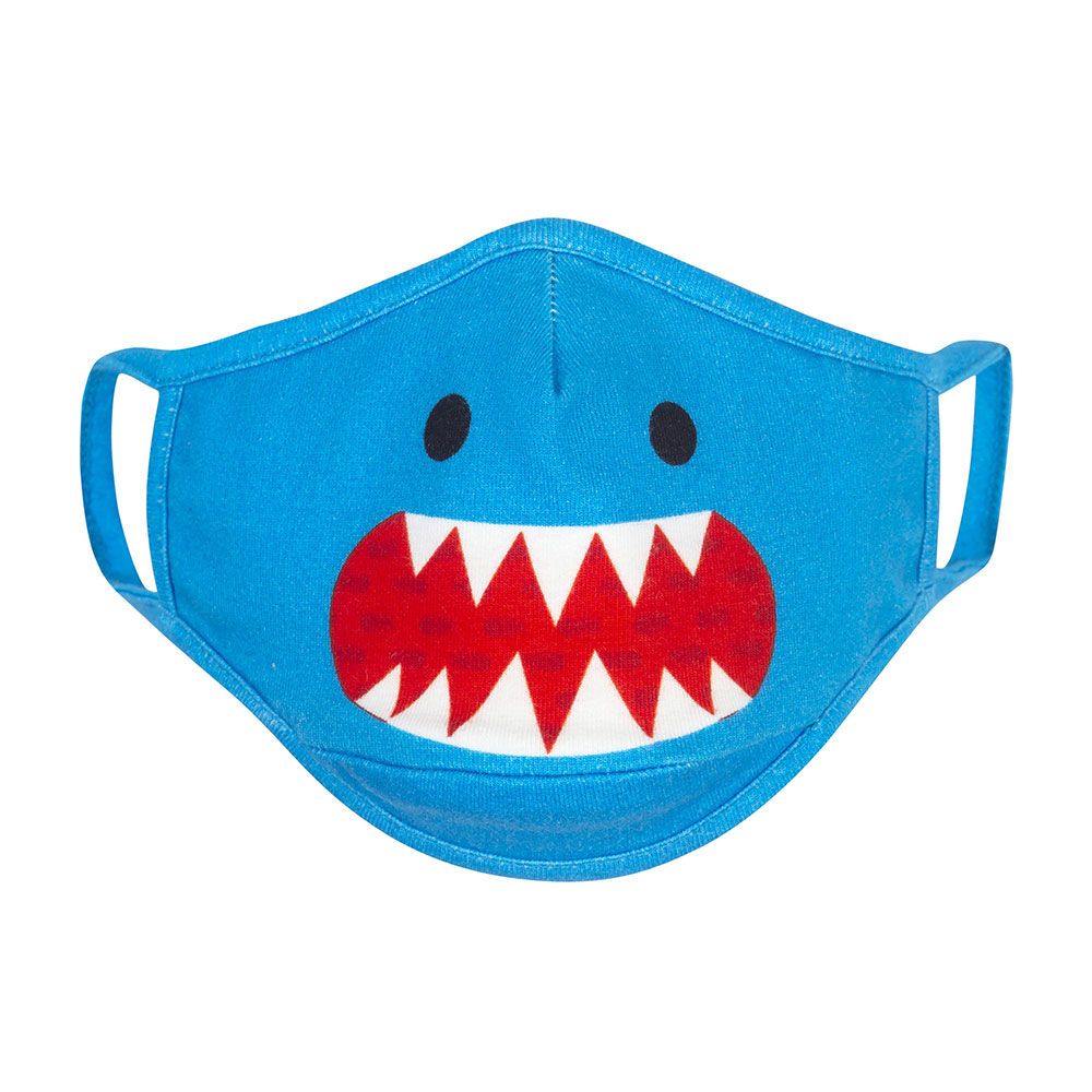 Zoocchini - Reusable Cloth Face Masks Pack of 3 - Shark