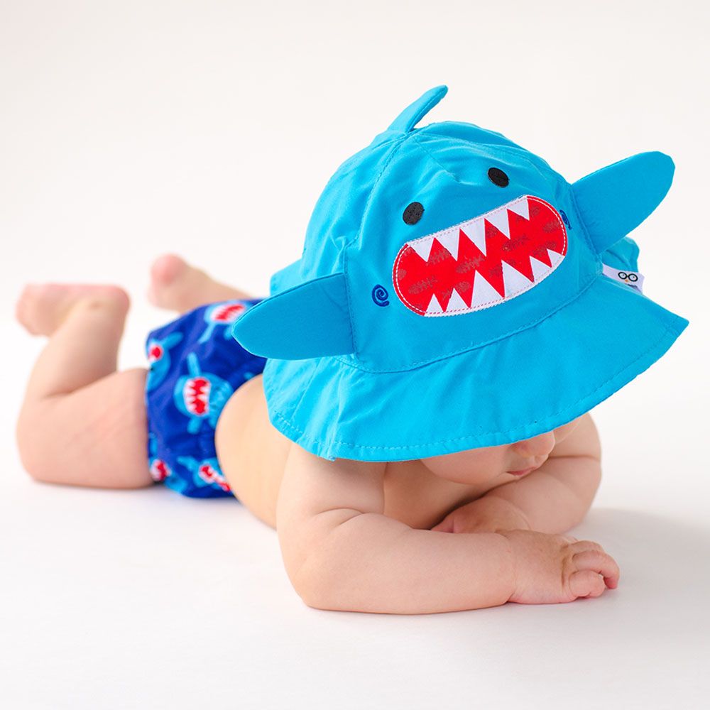 Zoocchini - UPF50+ Baby Sun Hat - Sherman The Shark