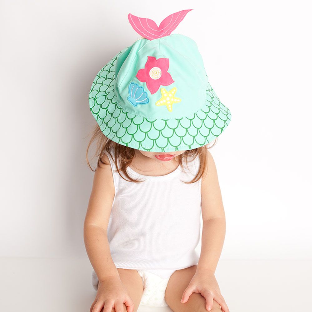 Zoocchini - UPF50+ Baby Sun Hat - Marietta The Mermaid