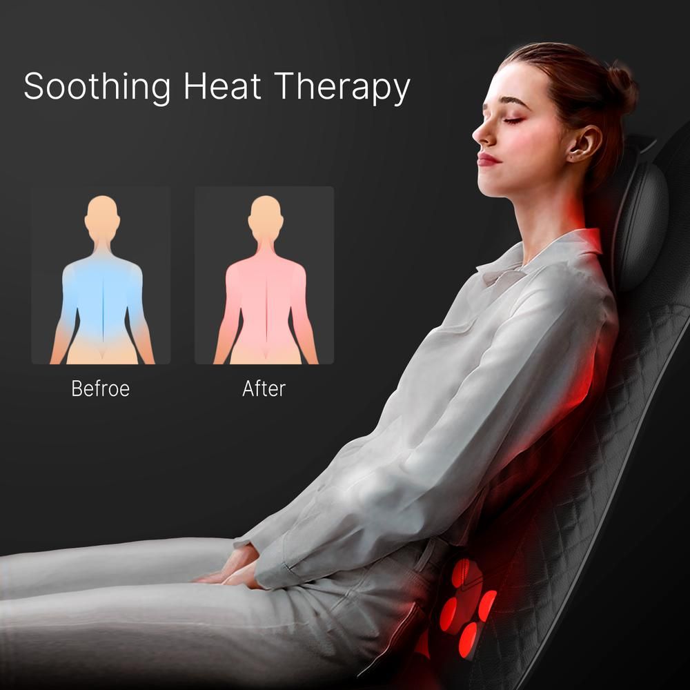 Renpho - Chair Pro Massager For Back - Black