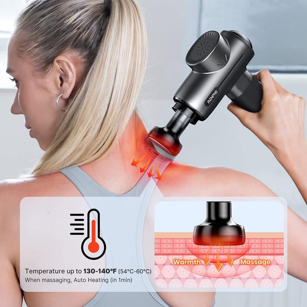 Renpho - Massage Active Thermal Gun - Black