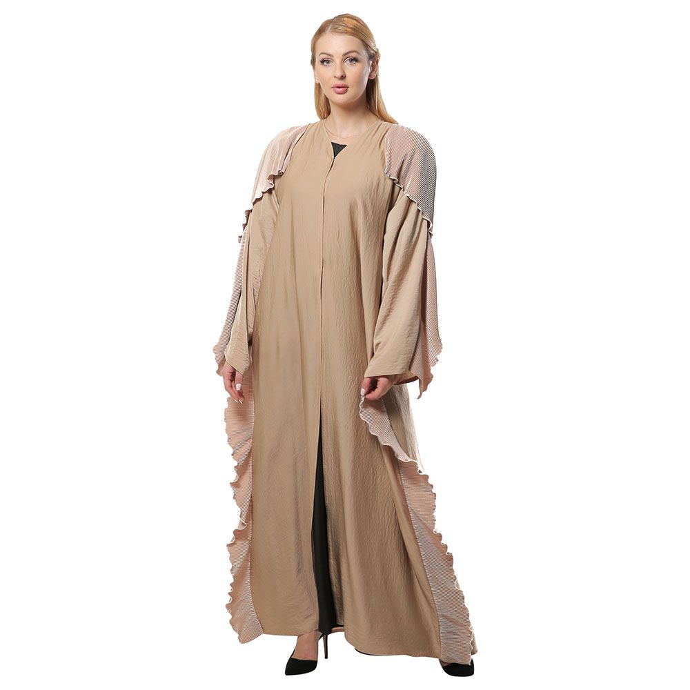 Moi Street - Beige Casual Abaya