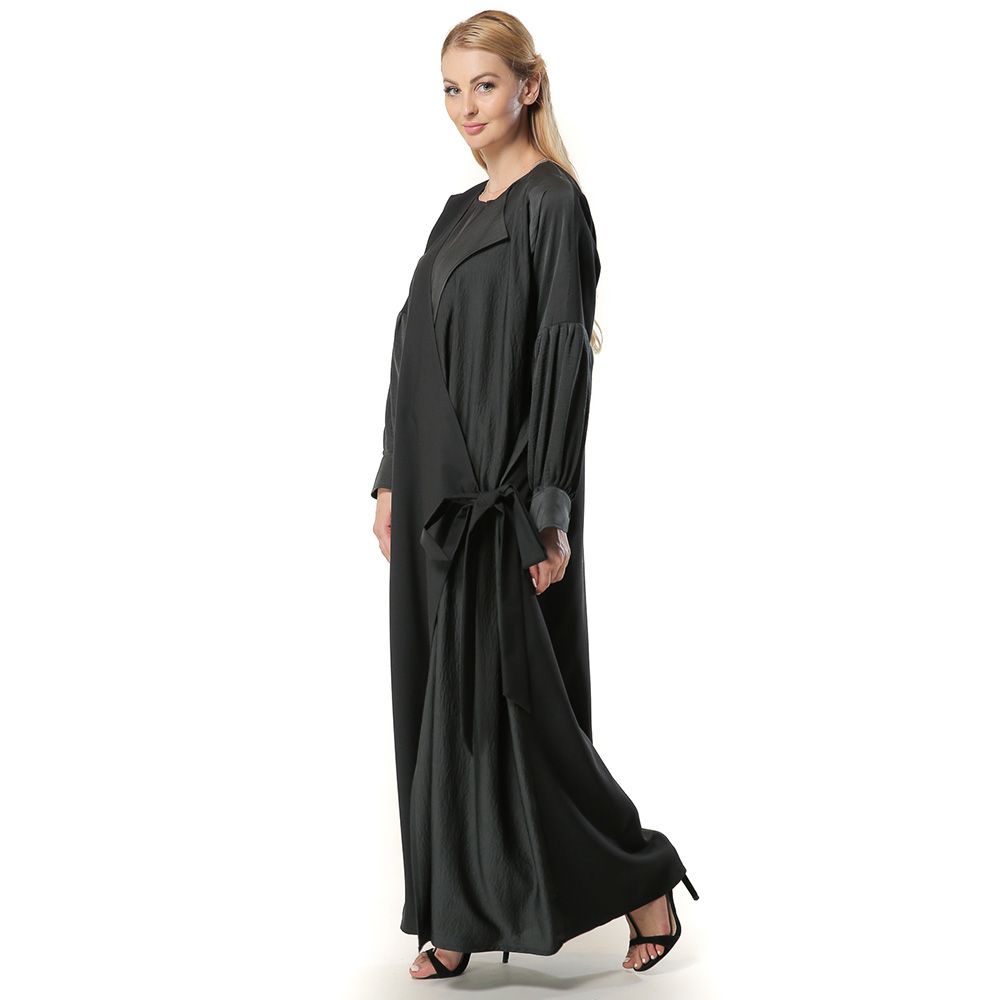 Moi Street - Black Wrap Around Abaya