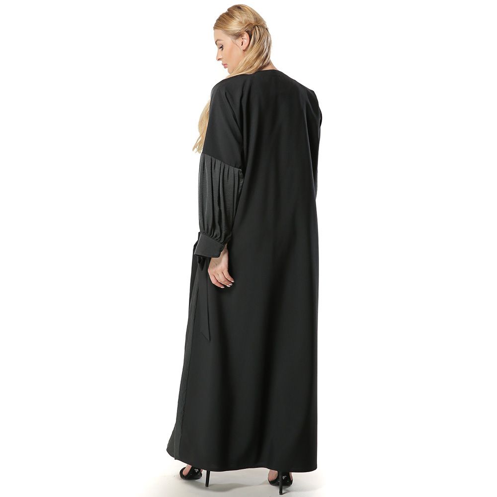 Moi Street - Black Wrap Around Abaya