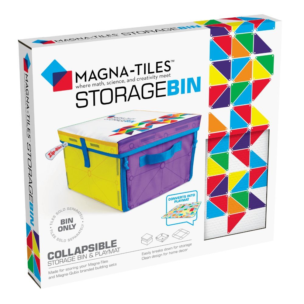 MAGNA-TILES - Storage Bin & Interactive Play-Mat