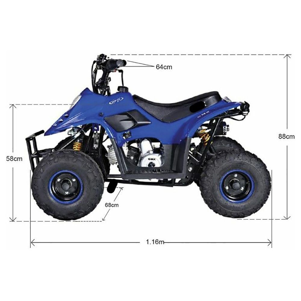 Myts - Off Road 90cc Quad Bike - Blue