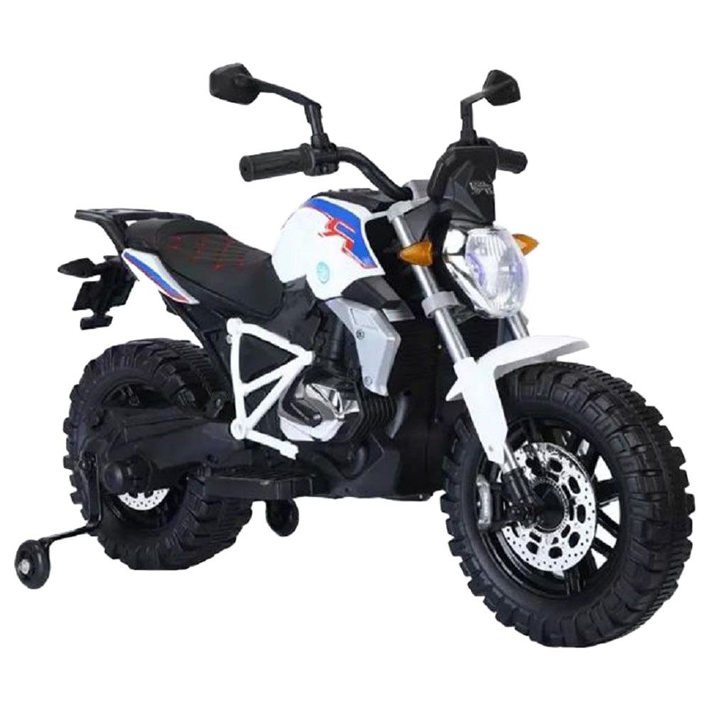 Myts - Kids Sporty Ride-on Motorbike 12V - White