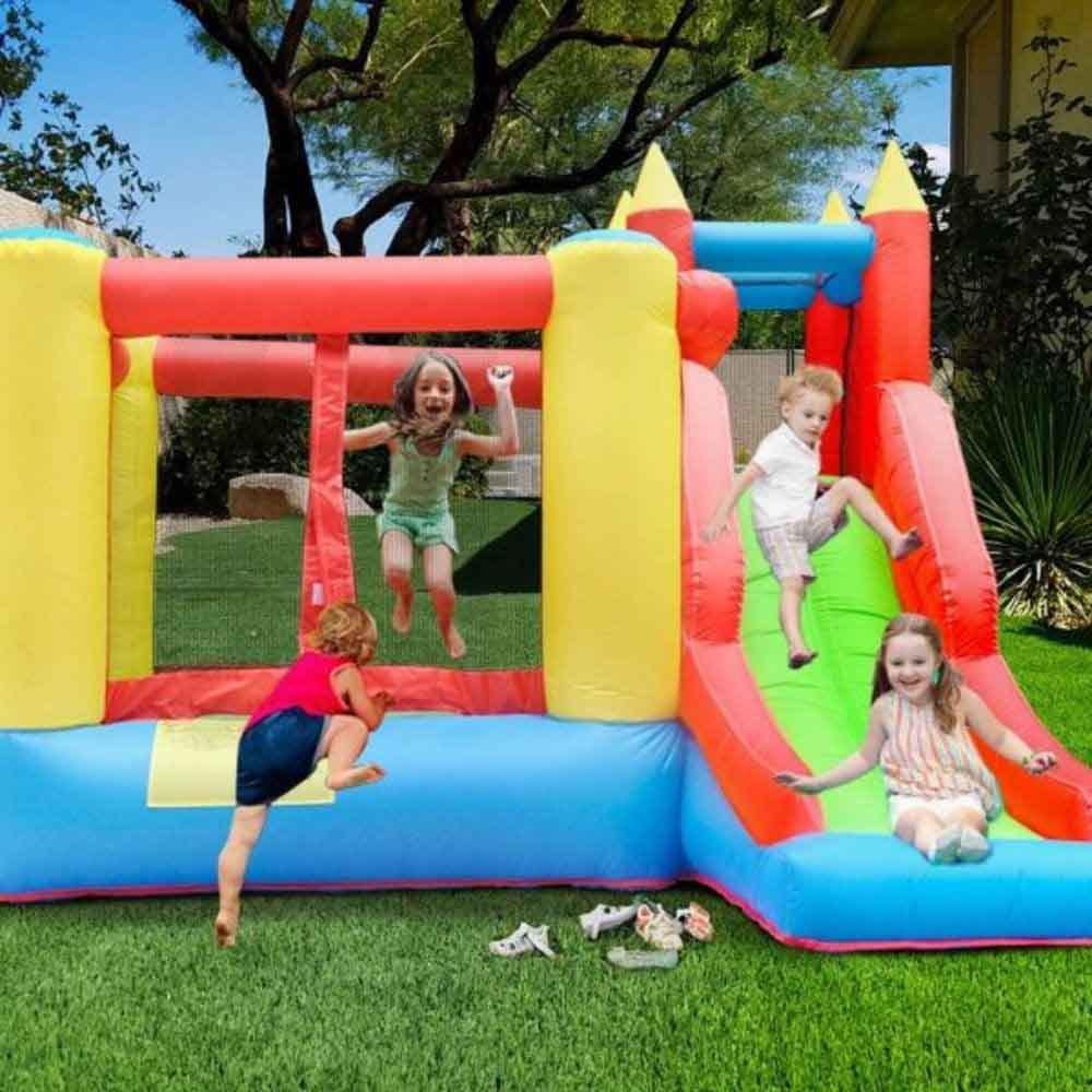 Myts - Inflatable Mega Bouncer Trampoline With Slide 