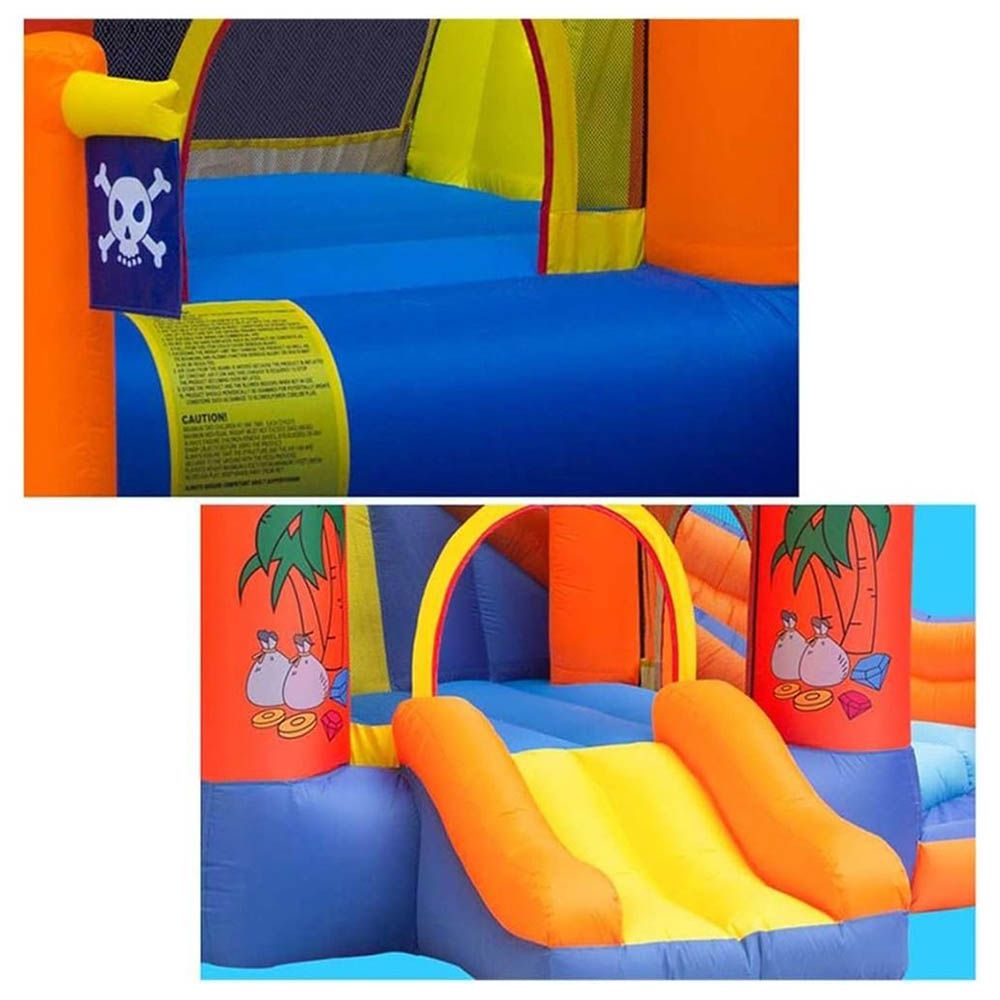 Myts - Jungle Inflatable Megabouncer Trampoline With Slide 