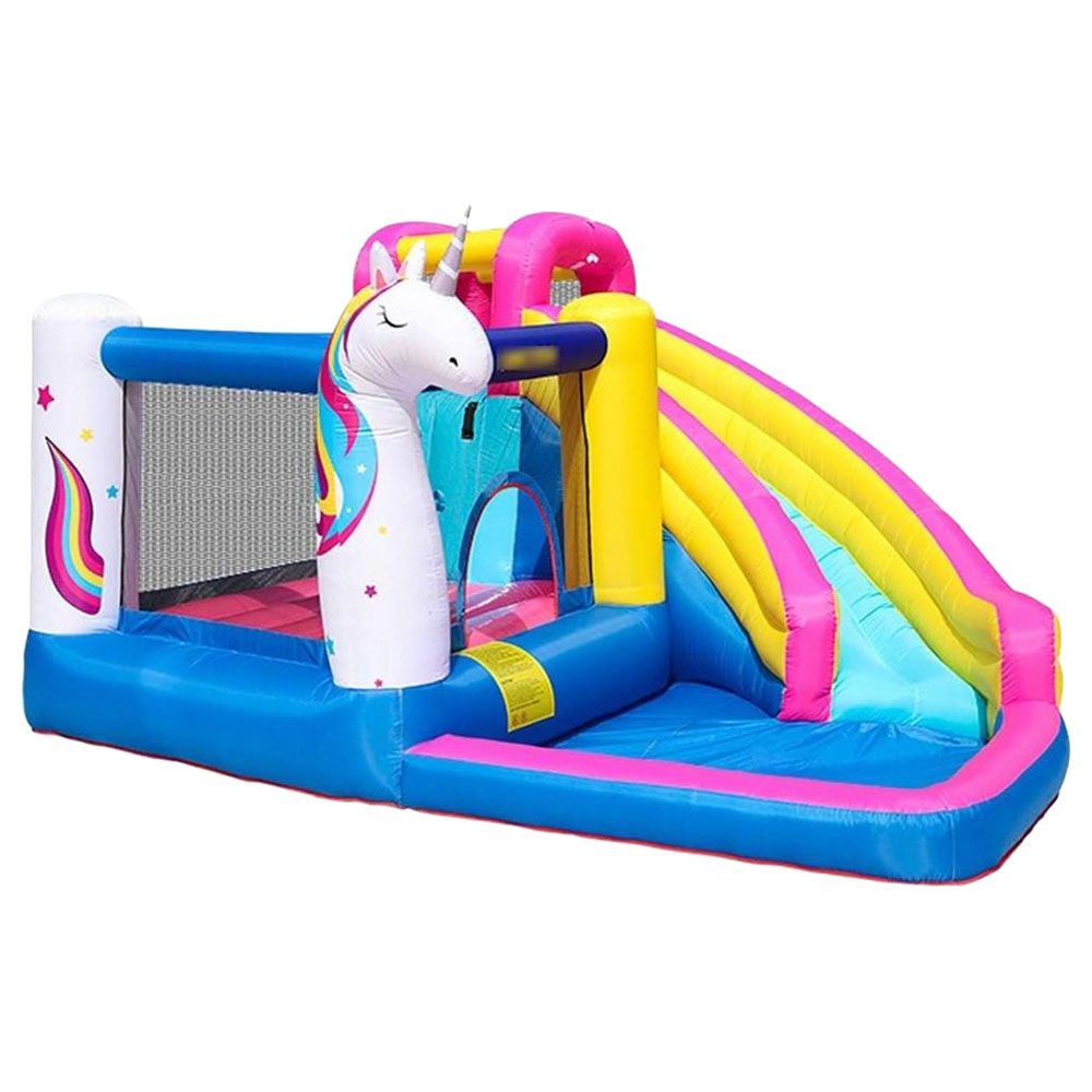 Myts - Unicorn Inflatable Mega Bouncer With Slide 