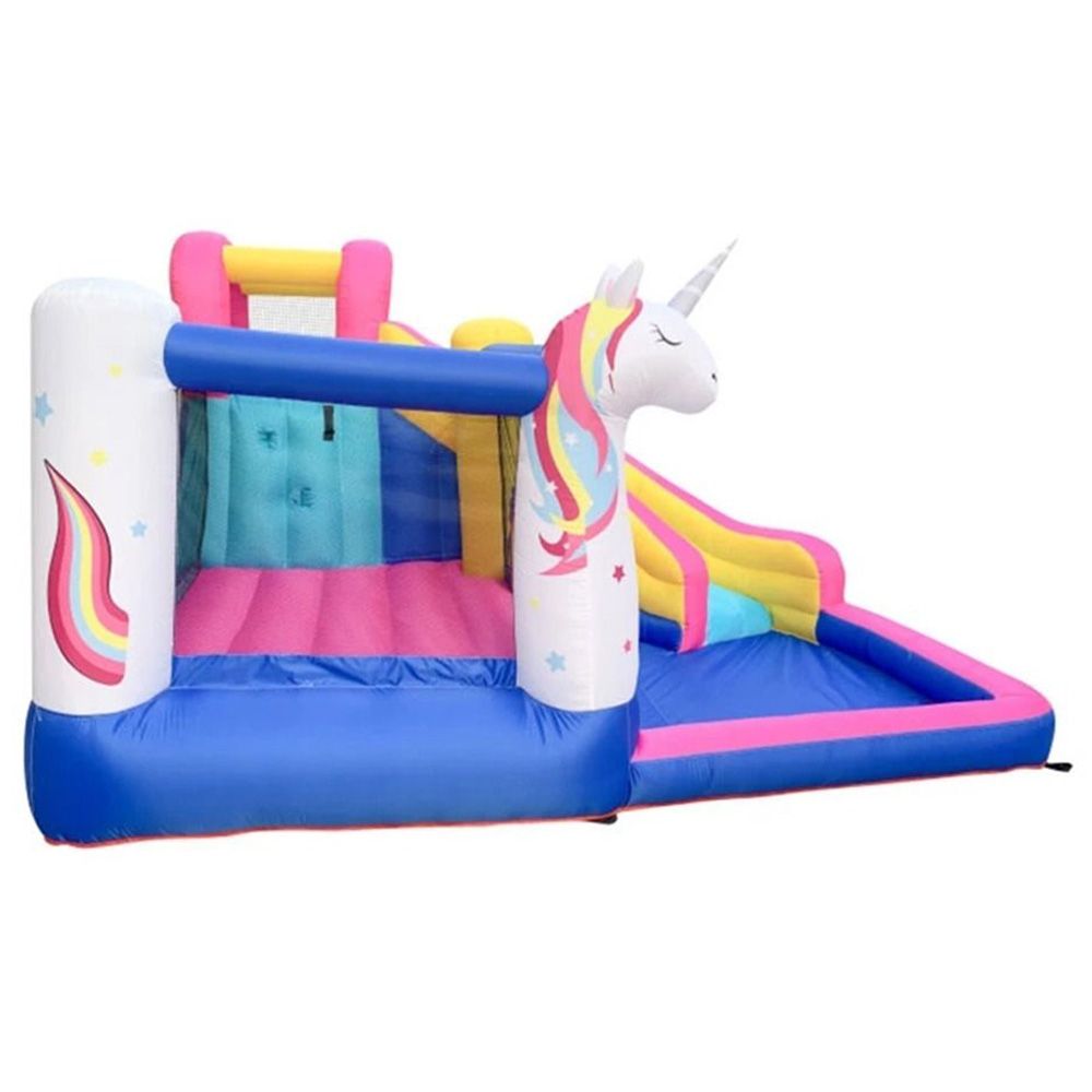 Myts - Unicorn Inflatable Mega Bouncer With Slide 