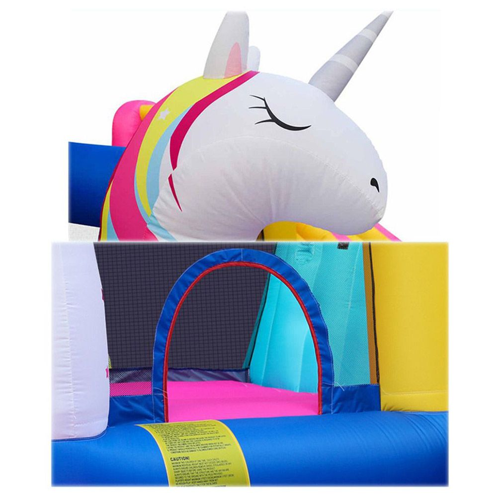 Myts - Unicorn Inflatable Mega Bouncer With Slide 