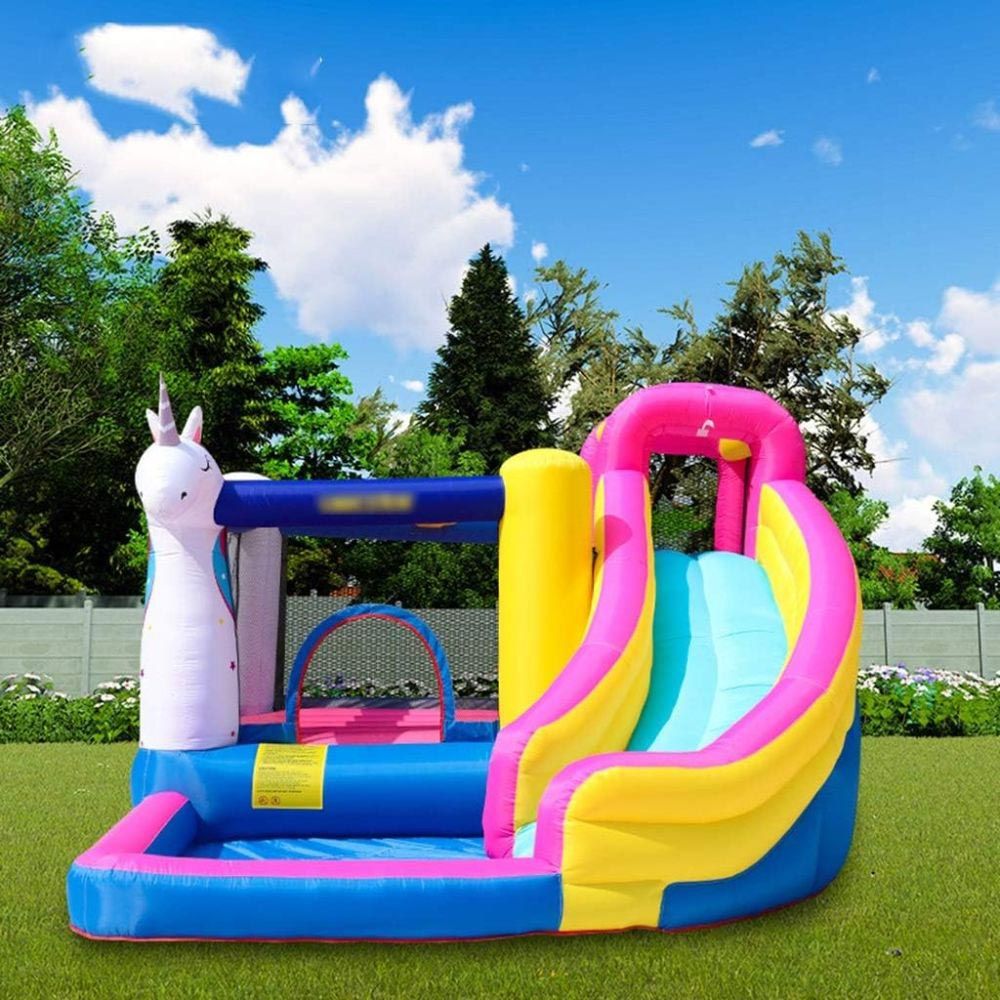 Myts - Unicorn Inflatable Mega Bouncer With Slide 