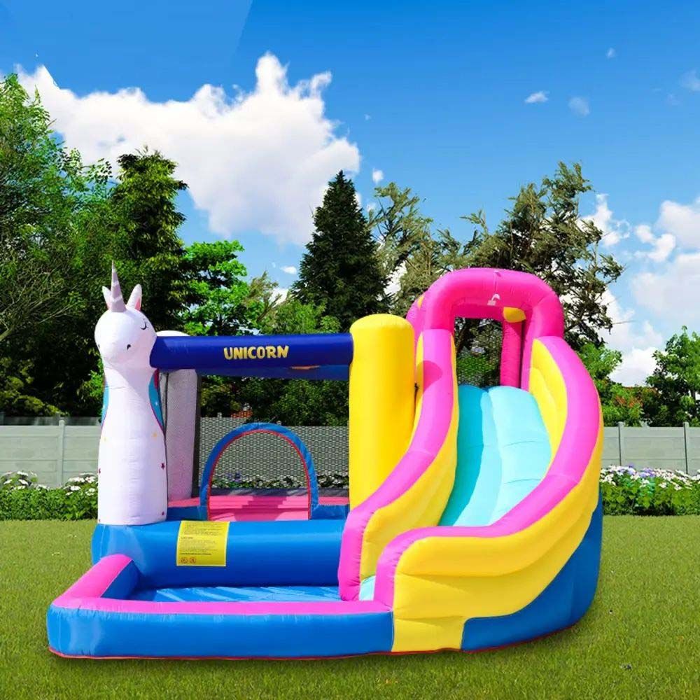 Myts - Unicorn Inflatable Mega Bouncer With Slide 