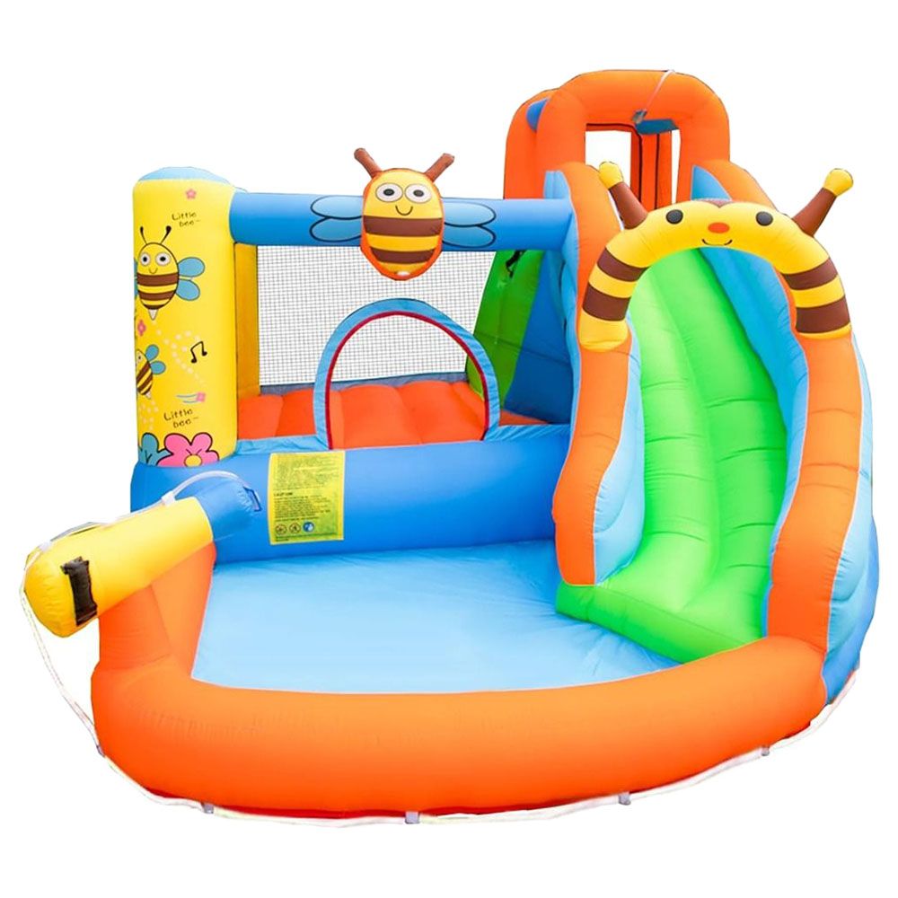 Myts - Bee Inflatable Megabouncer Trampoline With Slide 