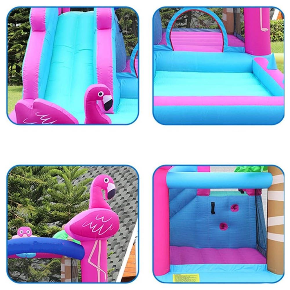 Myts - Swan Inflatable Mega Bouncer With Slide 