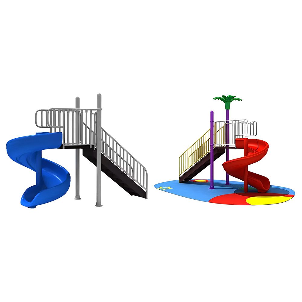 Myts - Outdoor Spiral Kids Slide - Assorted