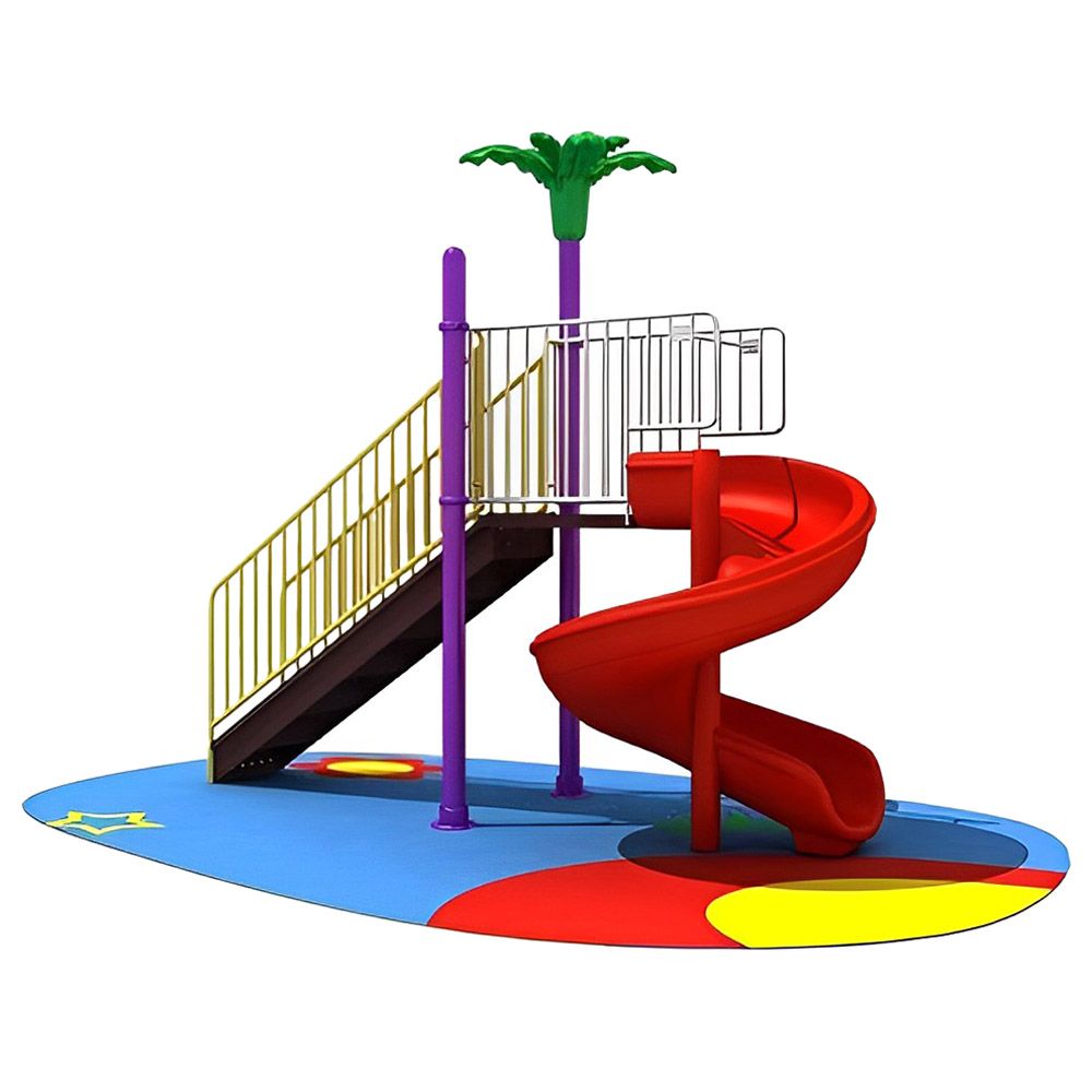 Myts - Outdoor Spiral Kids Slide - Assorted