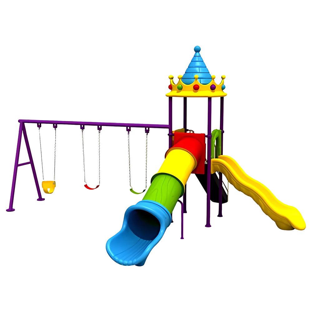 Myts - Kids Outdoor Fun Backyard Series With Swing & Slide