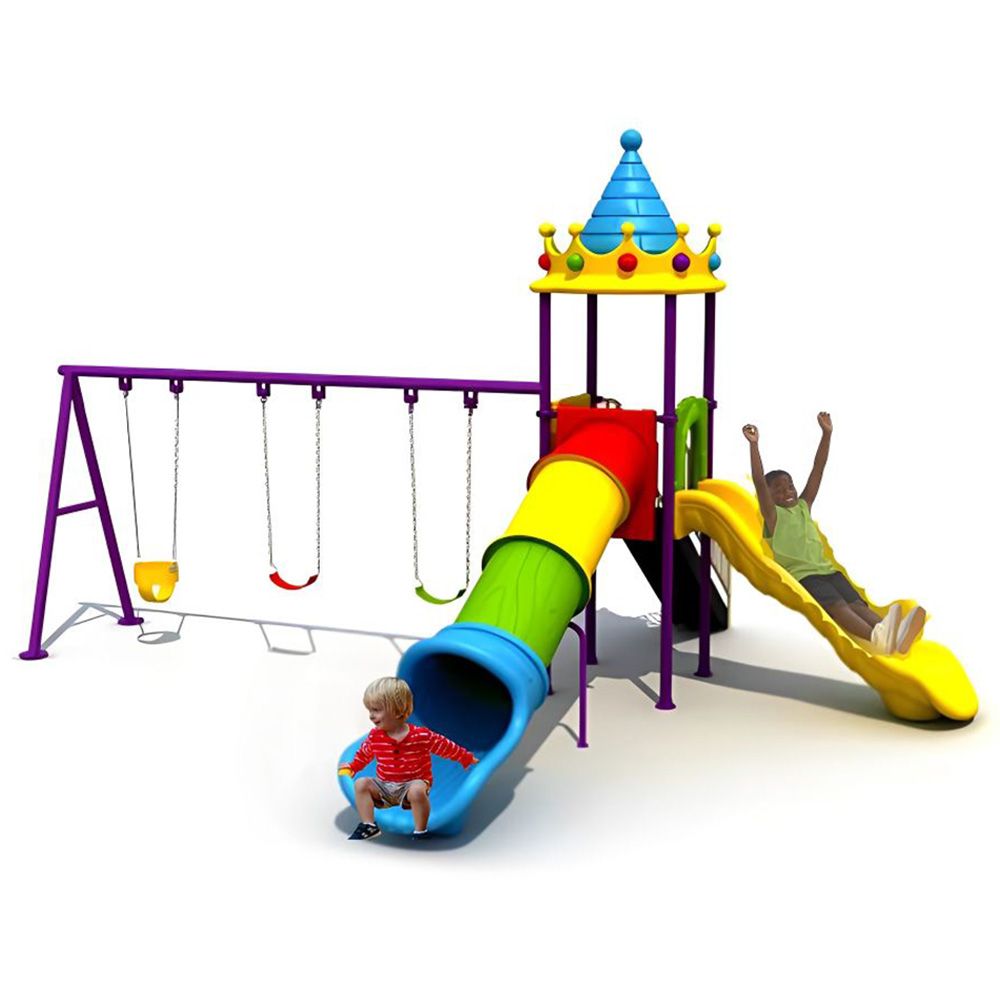 Myts - Kids Outdoor Fun Backyard Series With Swing & Slide