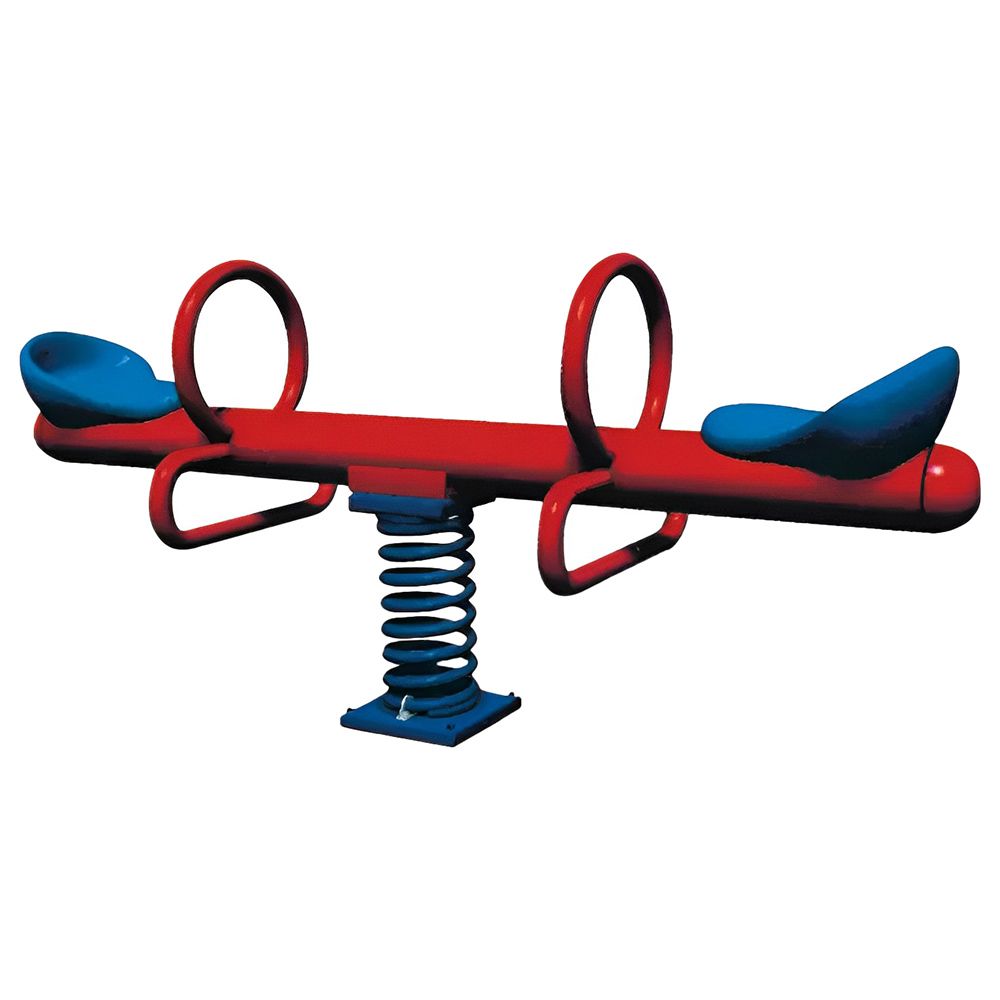 Myts - Outdoor Attractive Spring Seesaw For Kids - Assorted