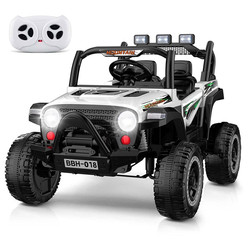 Myts - Kids Mountain Jeep Style Ride-on Car 12V - White