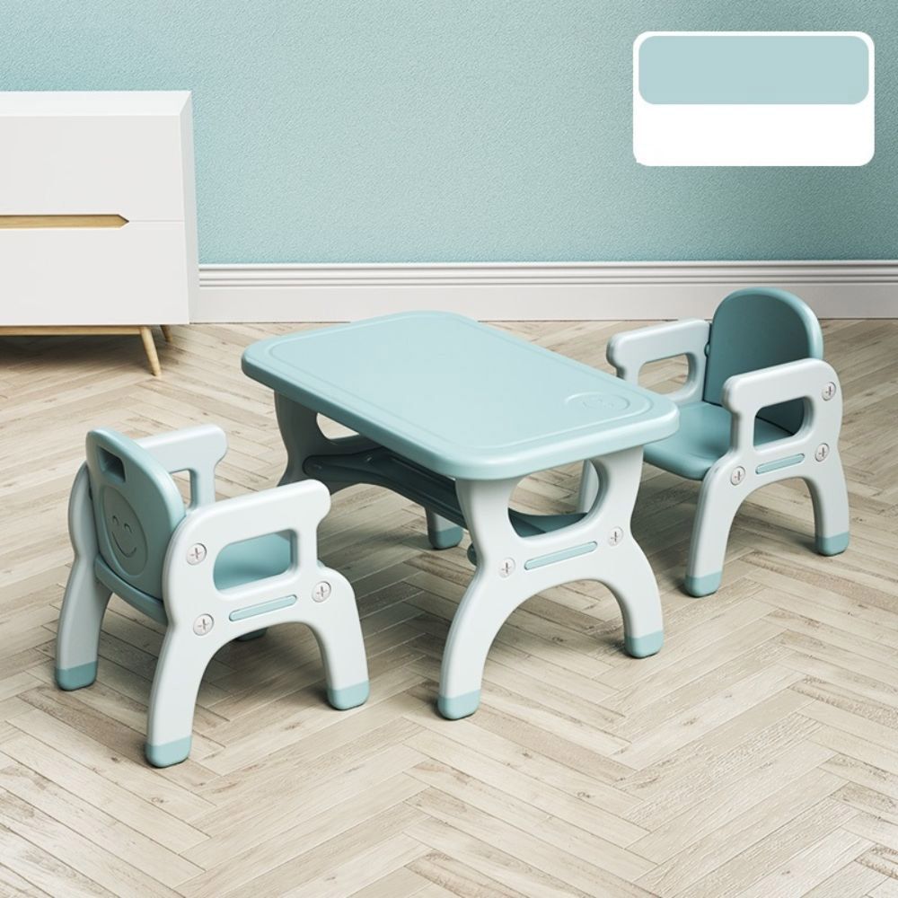 Myts - Kids Table With 2 Chairs - Blue