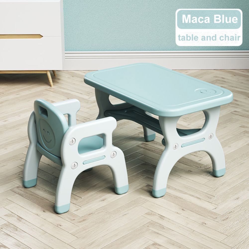 Myts - Kids Table With 2 Chairs - Blue