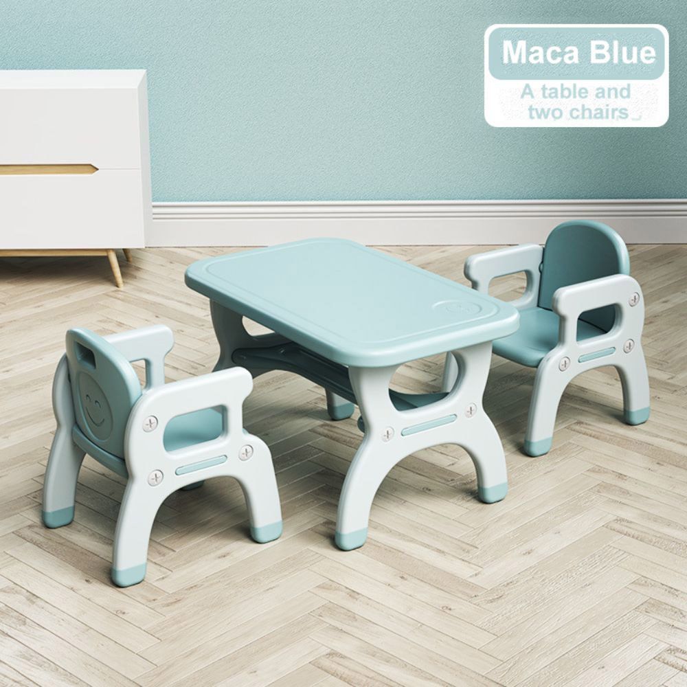 Myts - Kids Table With 2 Chairs - Blue