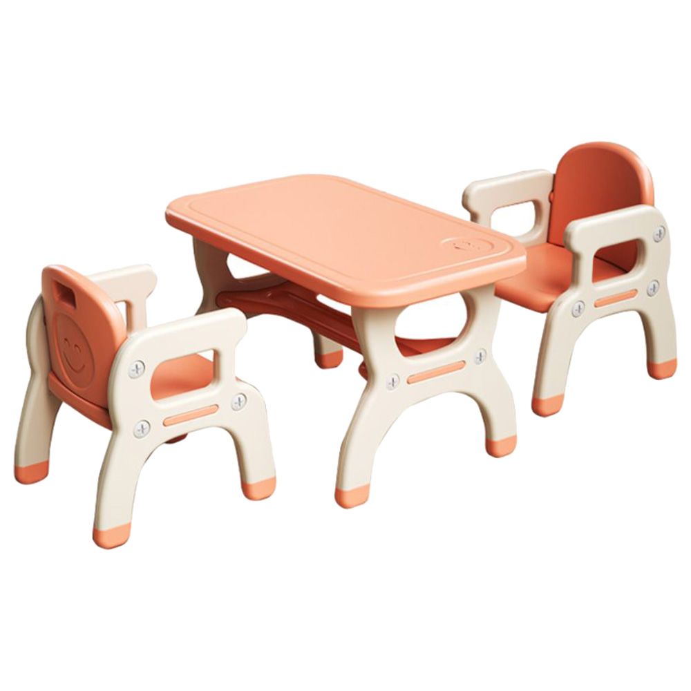 Myts - Kids Table With 2 Chairs - Orange