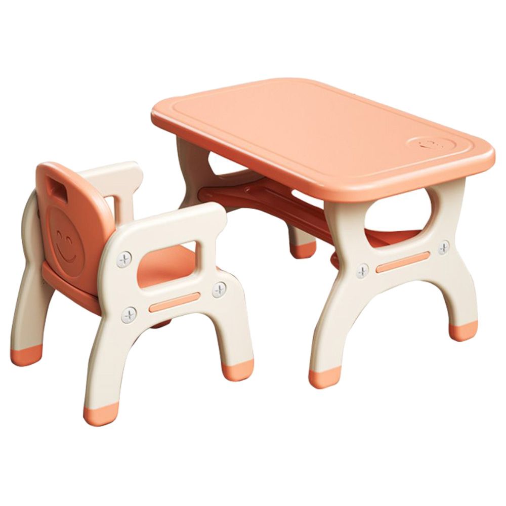 Myts - Kids Table With 2 Chairs - Orange