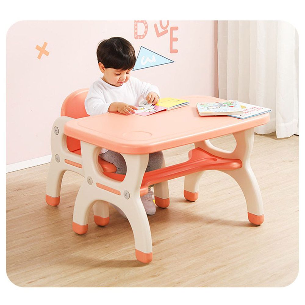 Myts - Kids Table With 2 Chairs - Orange