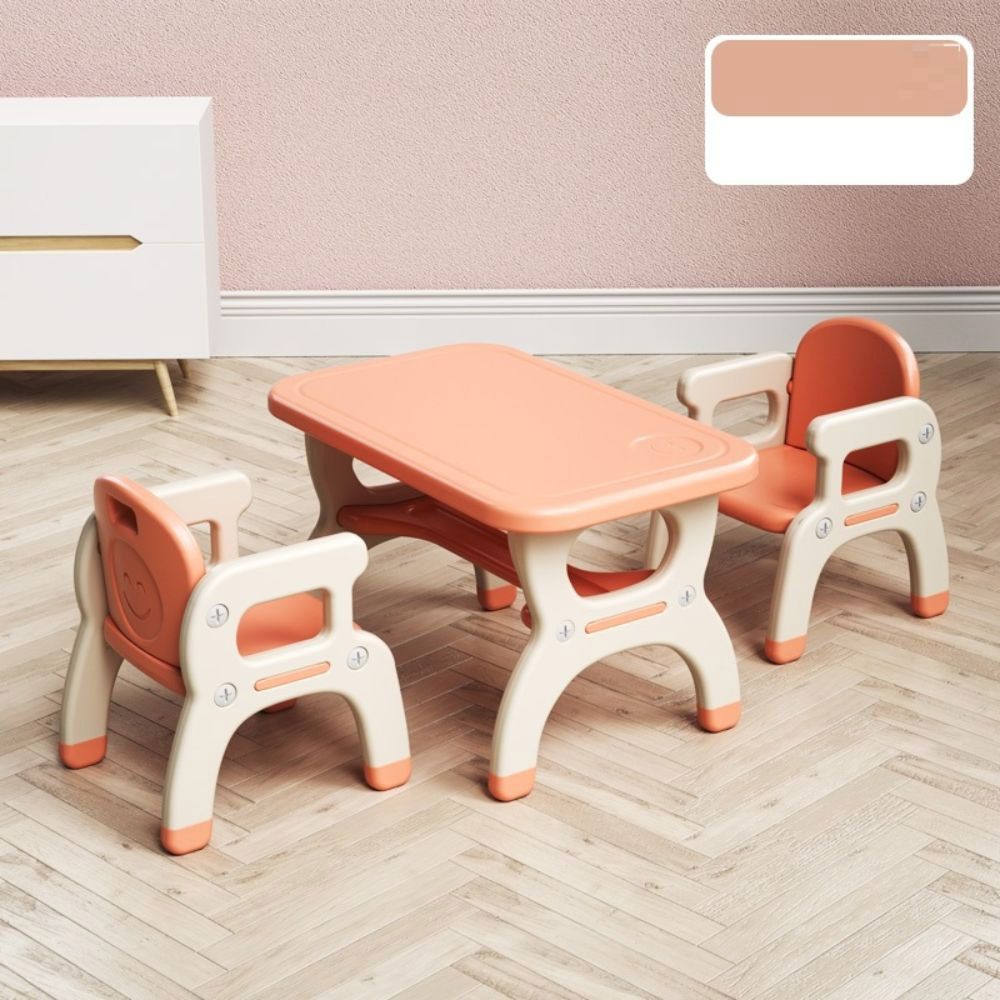 Myts - Kids Table With 2 Chairs - Orange