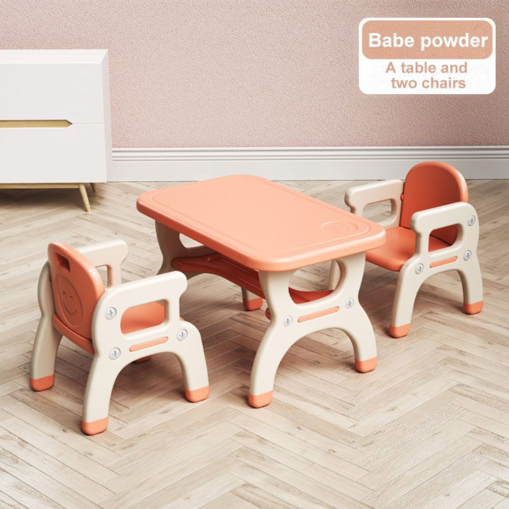 Myts - Kids Table With 2 Chairs - Orange