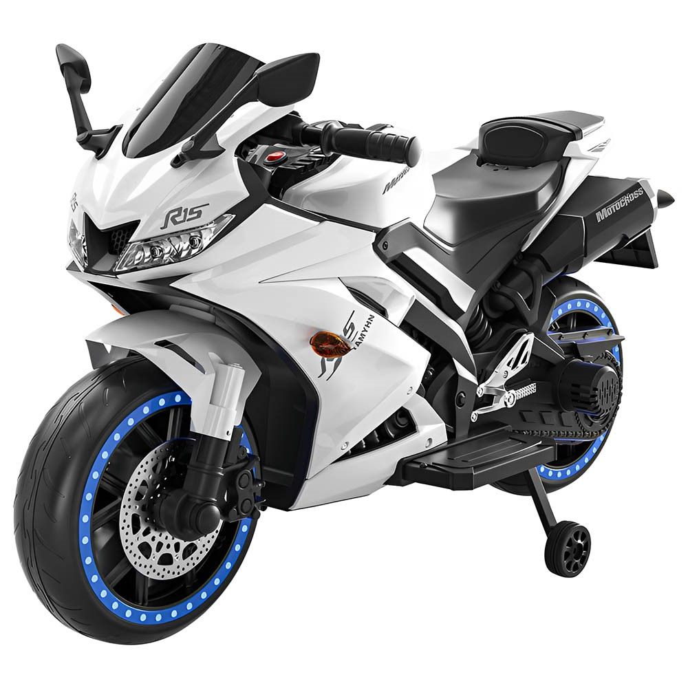 Myts - Kids R15 Ride-on Sports Bike 12V - White