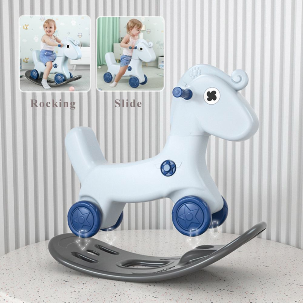 Myts - Rocking Multifunctional Horse For Kids - Blue