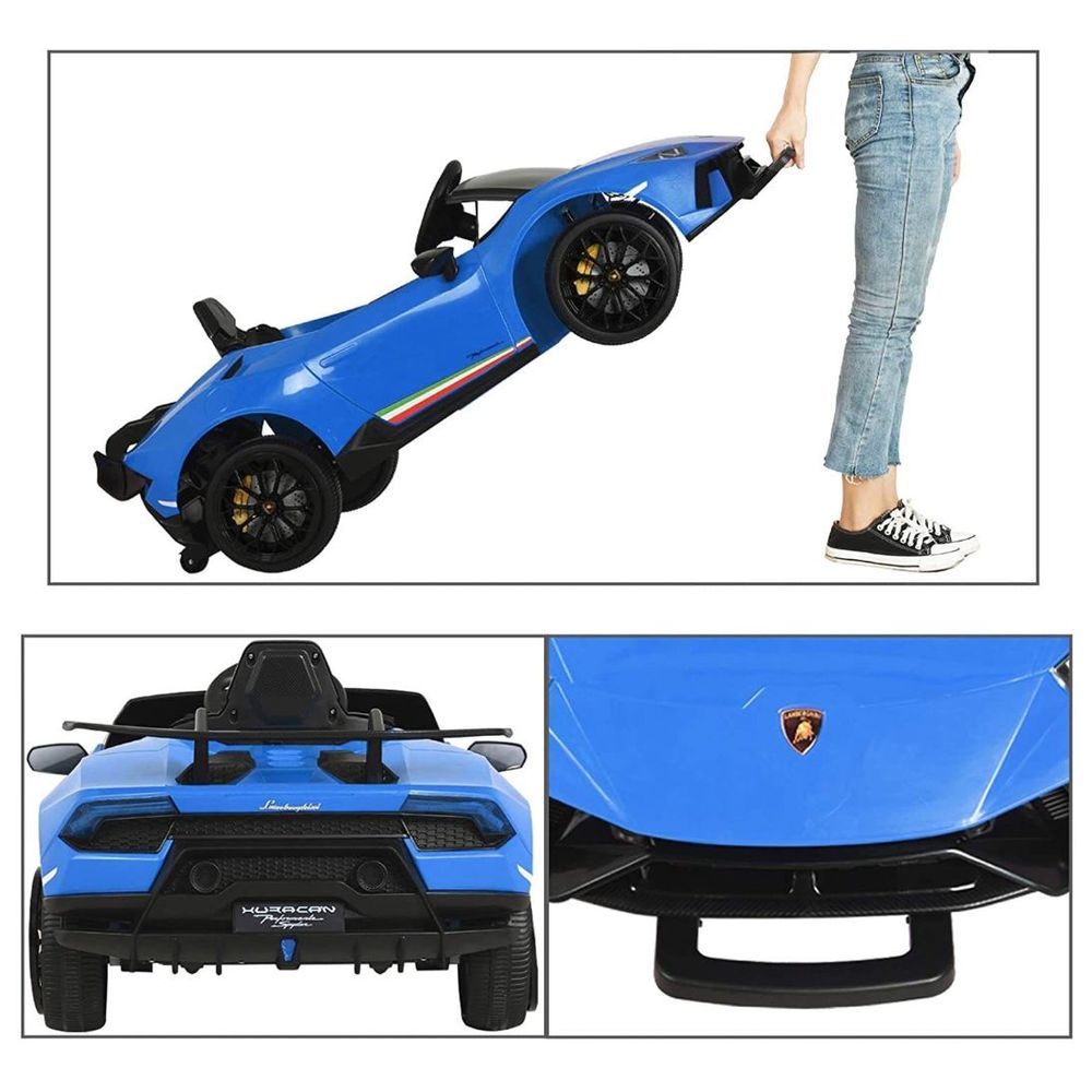 Myts - Licensed Lamborghini Huracan Kids Ride-on - Blue