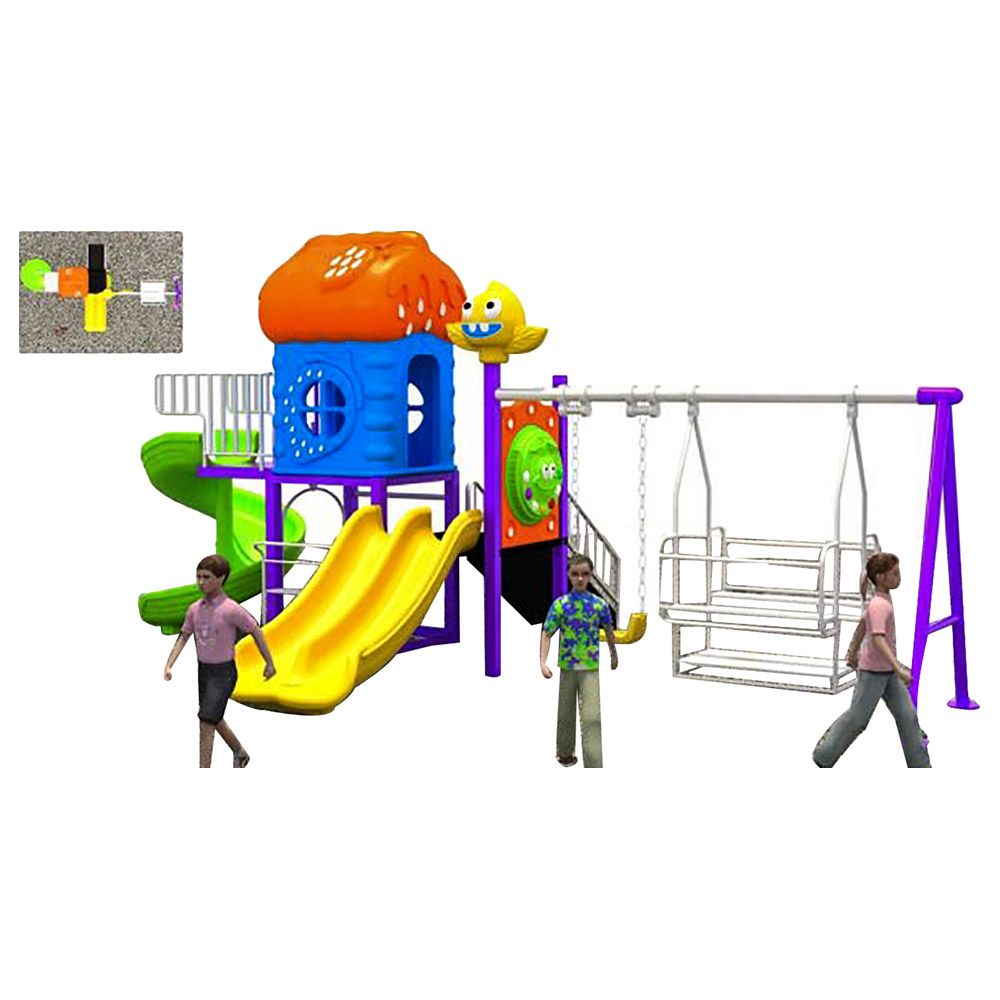 Myts - Mega Club Dual Swing & Dual And Wavy Slides