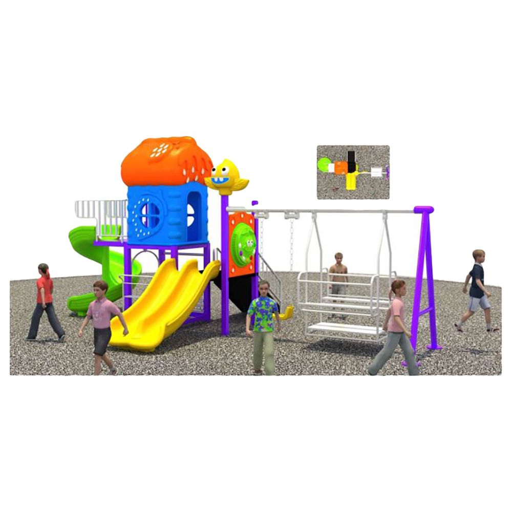 Myts - Mega Club Dual Swing & Dual And Wavy Slides