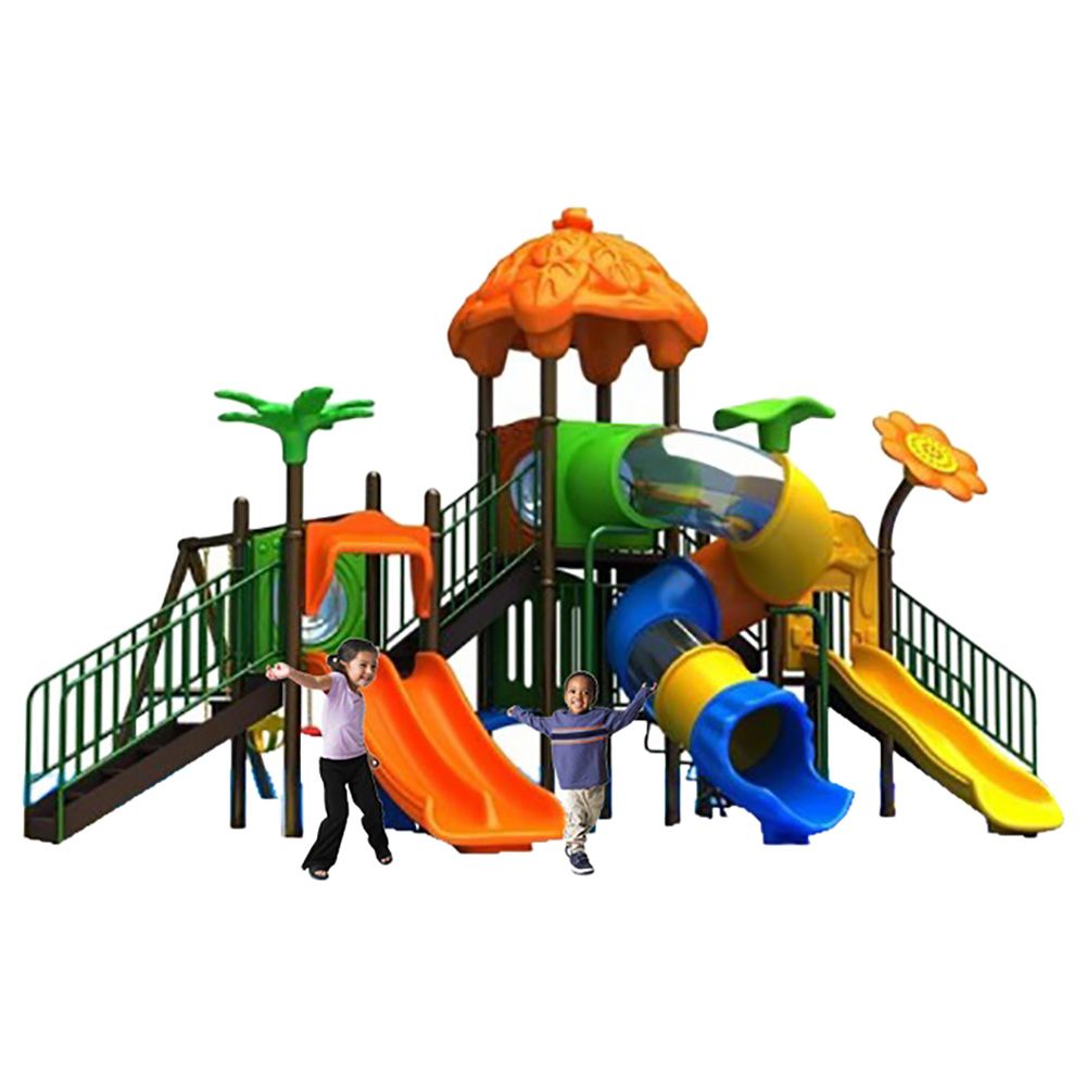 Myts - Mega Palm Kids Playground Set Outdoor Slide