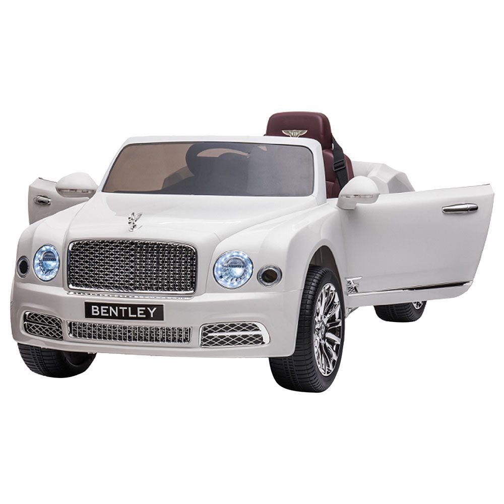 Myts - Licensed Bentley Limited Edition Electric Rideon 12V - White