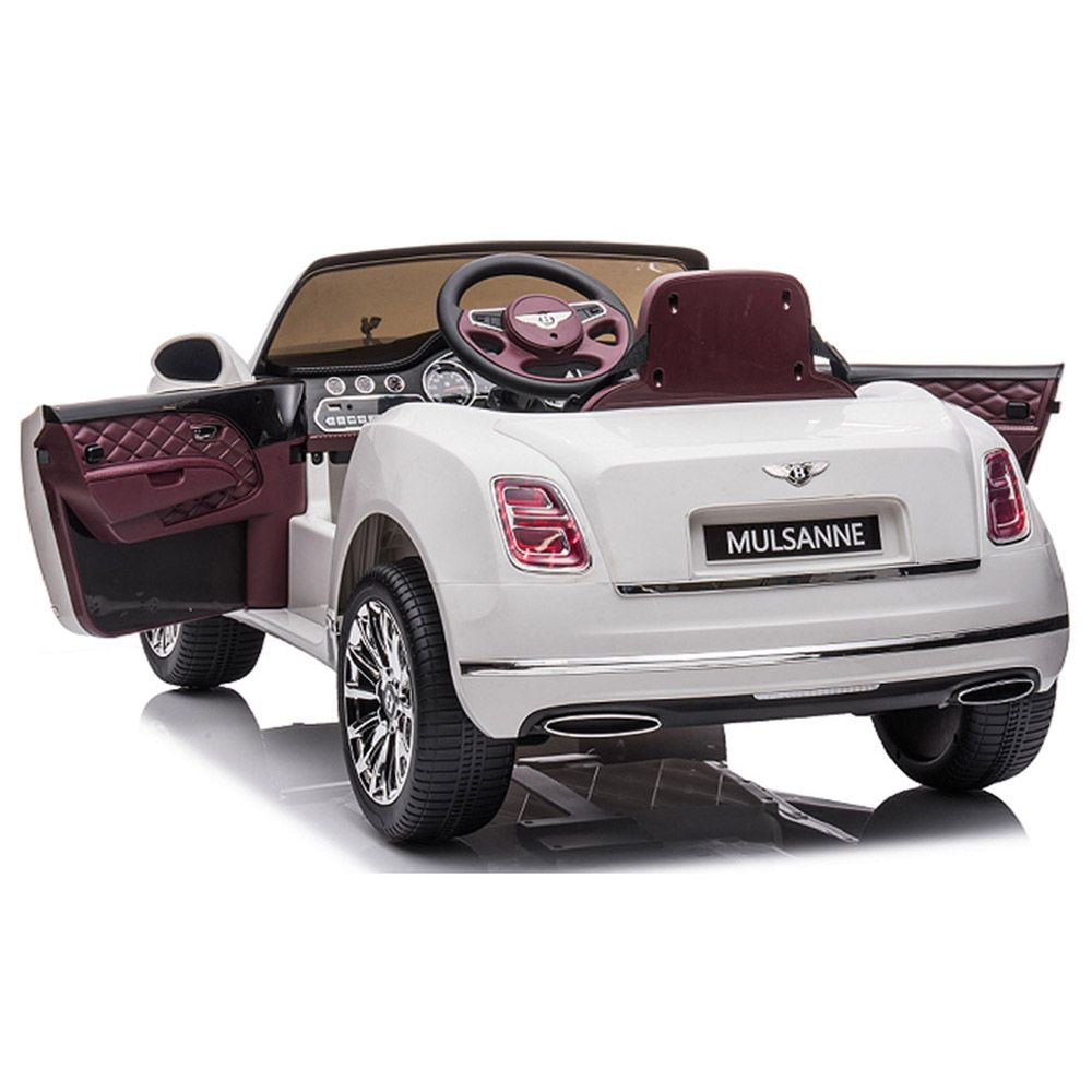 Myts - Licensed Bentley Limited Edition Electric Rideon 12V - White