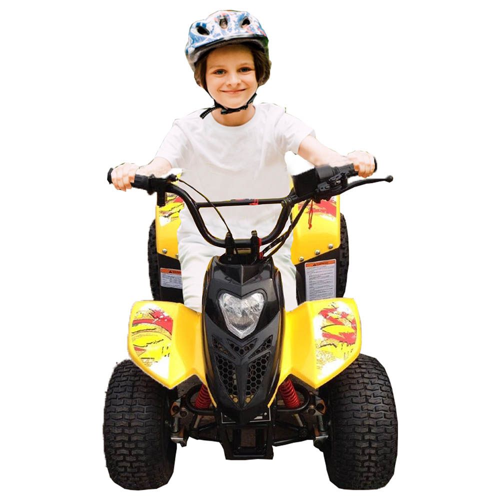 Myts - Kids Pro 80cc Fully Automatic Atv Quad Bike - Yellow