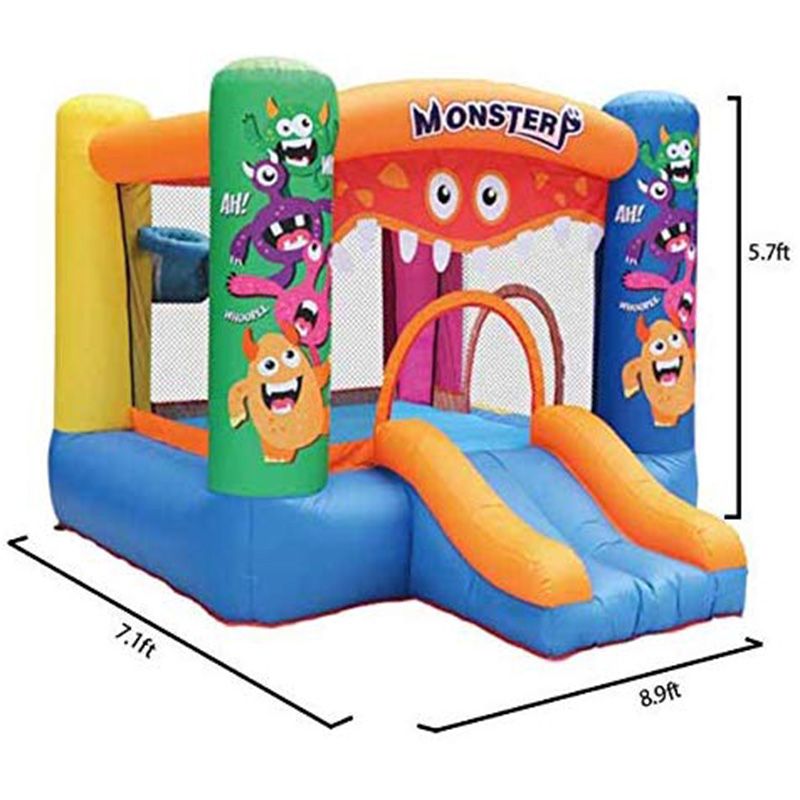 Myts - Monster Inflatable Bounce House & Bouncy Castle Slide