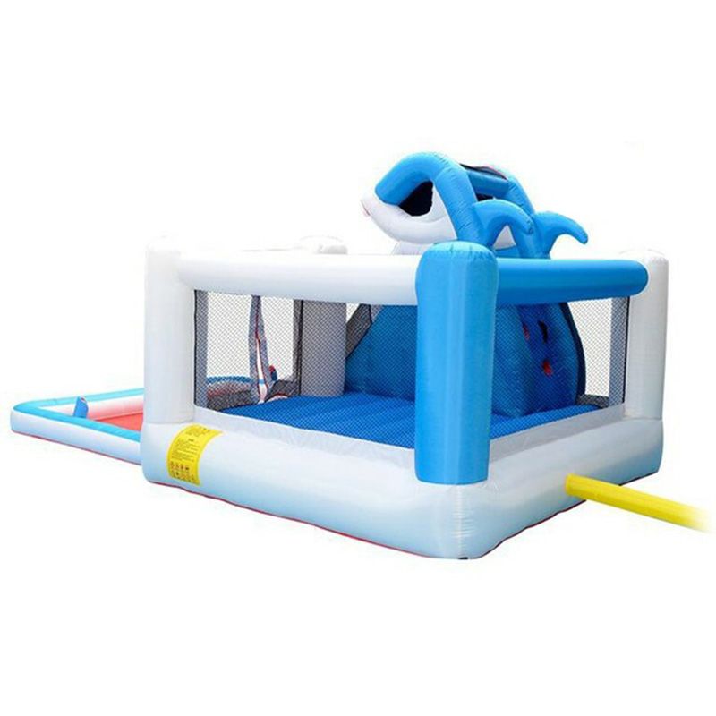 Myts - Inflatable Shark Water Slide Bounce House Jumper