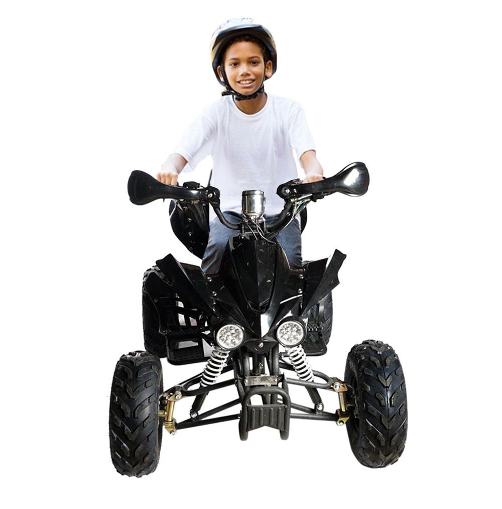 Myts - 125cc Quad ATV Bike With Reverse For Kids - Black