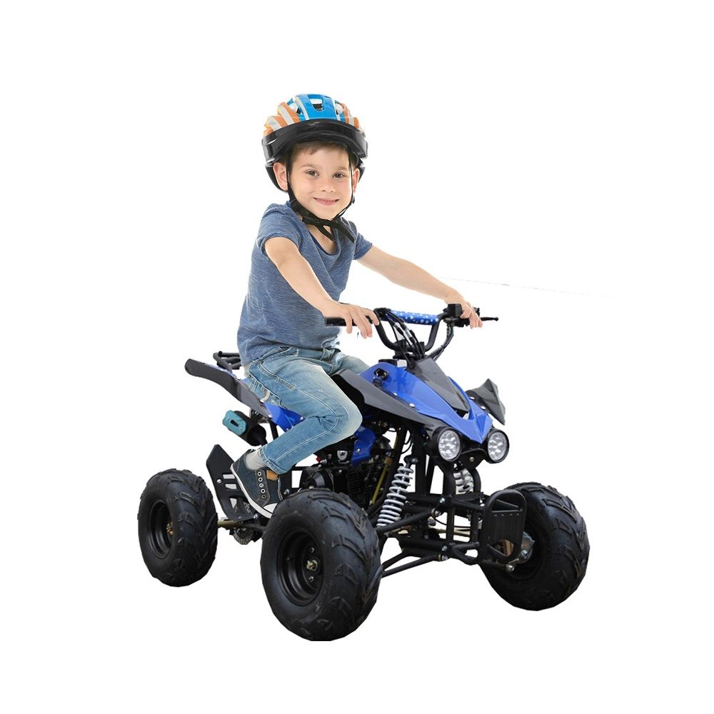 Myts - 125cc Quad ATV Bike Without Reverse For Kids - Blue