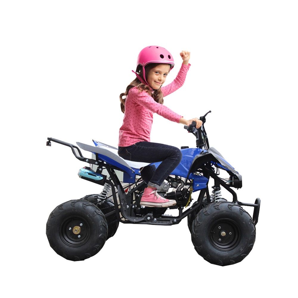 Myts - 125cc Quad ATV Bike Without Reverse For Kids - Blue