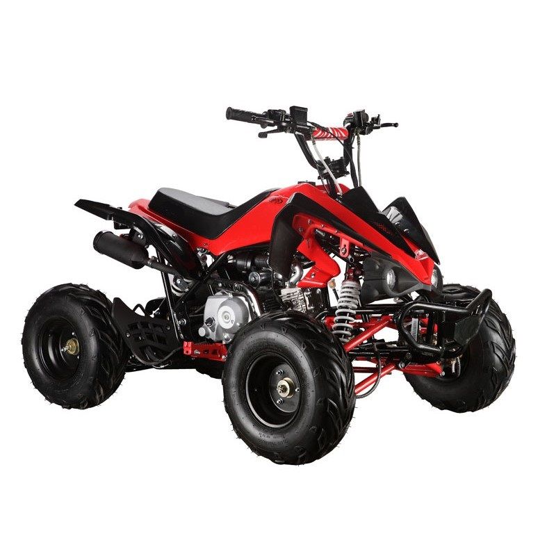 Myts - 125cc Quad ATV Bike Without Reverse For Kids - Red